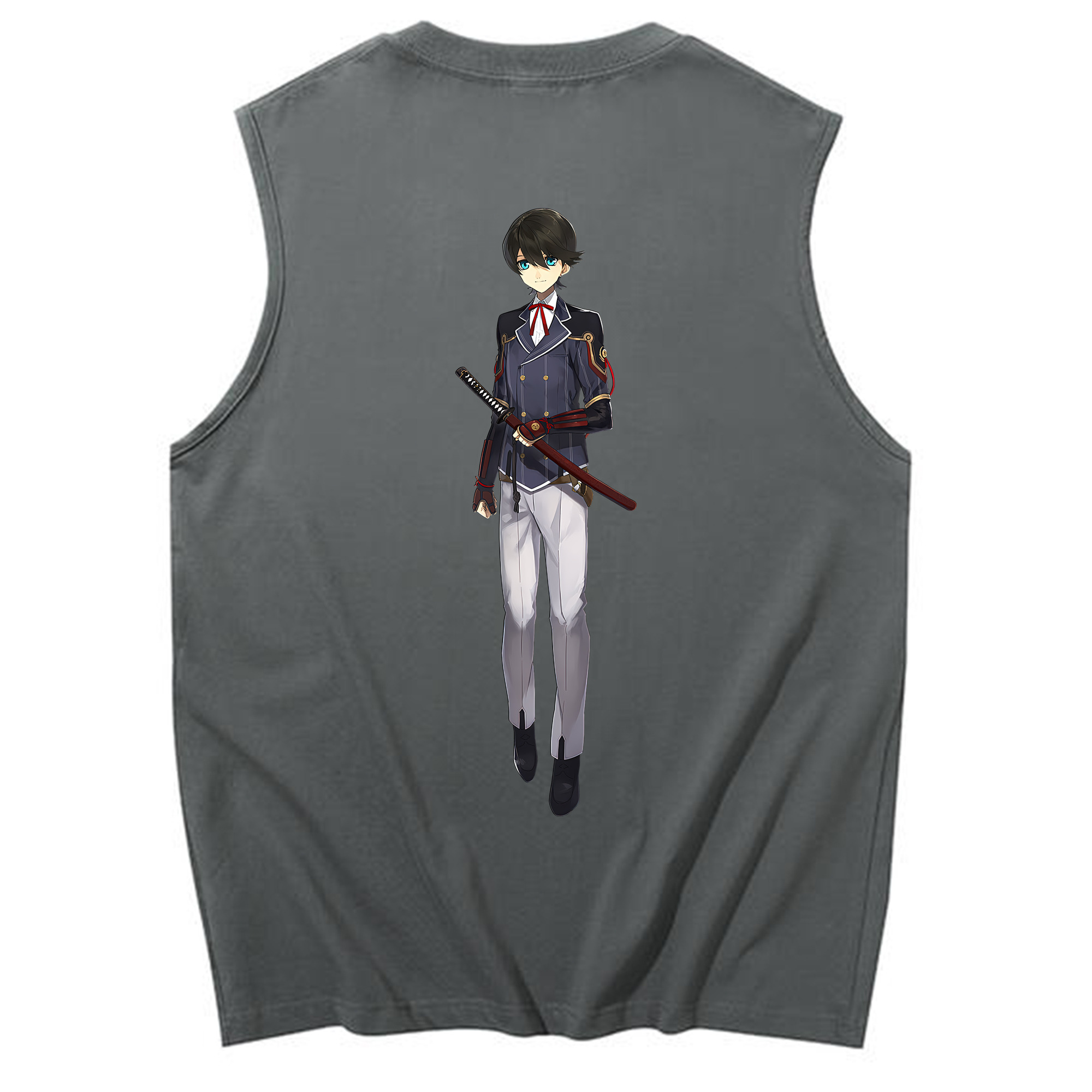 （画像用） 刀剣乱舞 Touken Ranbu コットン100％タンクトップ（背面プリント）